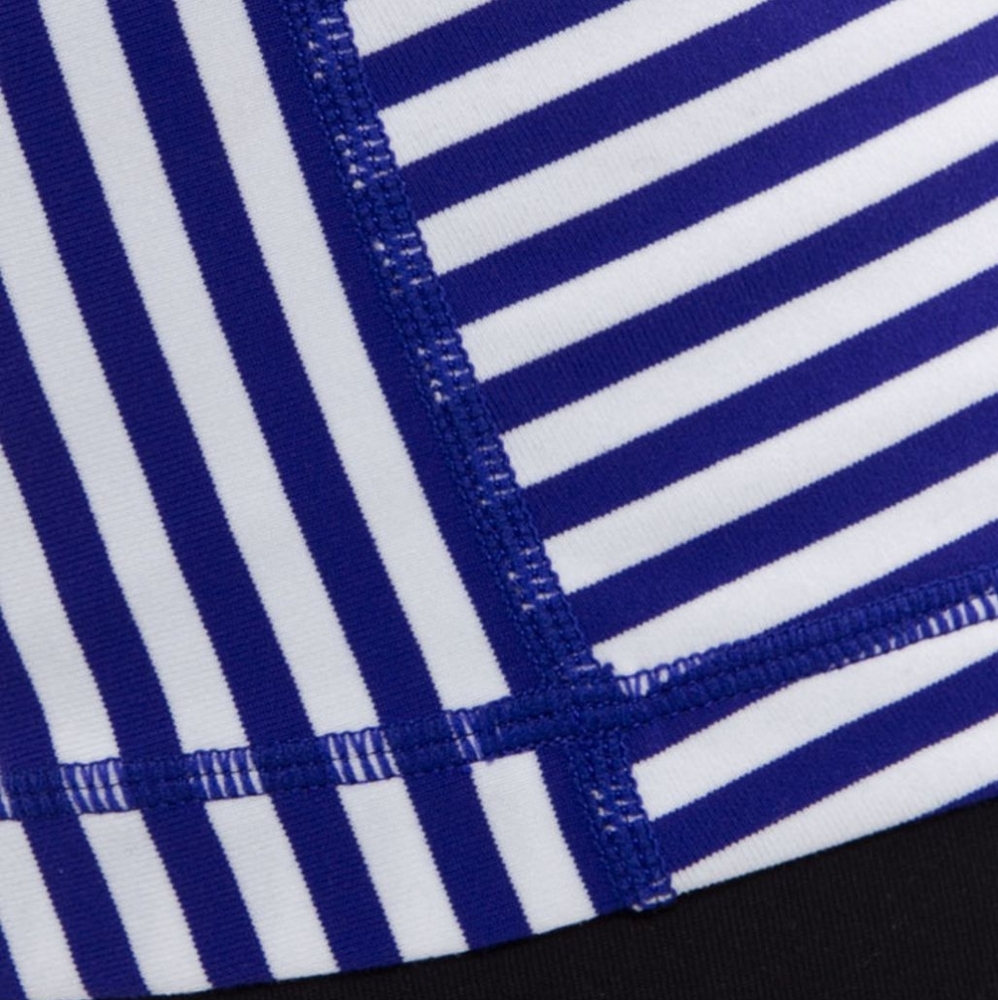 EUC 💎 Lulu Scoop Neck TankPigment Blue/White/Narrow Bold Stripe/Pigment Blue - Picture 5 of 10